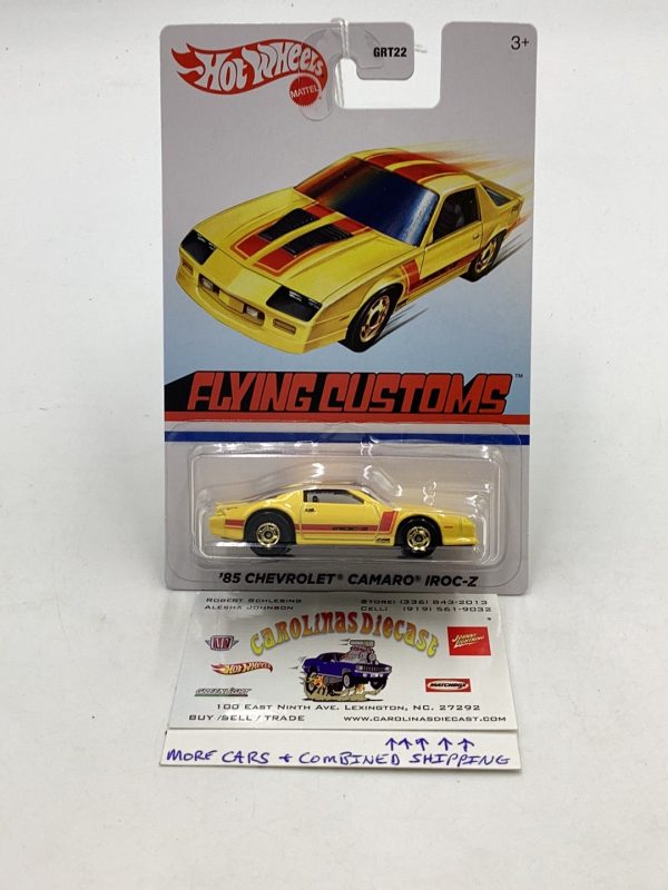 Hot wheels 2022 Flying Customs 85 Chevrolet Camaro IROC-Z 155G Fashion