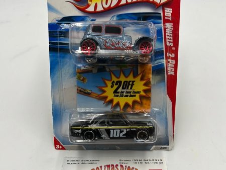 Hot Wheels 2009 2 Pack VHTF Datsun Bluebird 510   ‘32 Ford Vicky *Bad Card* Fashion