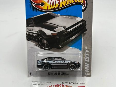 Hot Wheels 2013 HW City #23 Toyota AE-86 Corolla 23 250 Black 94A Online now