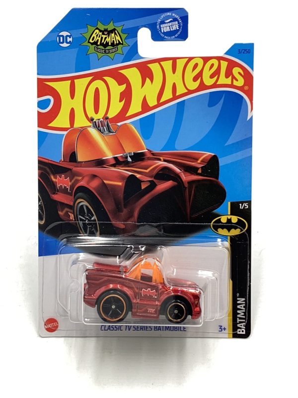 2023 hot wheels Super Treasure hunt #3 Classic TV Series Batmobile with Protector Hot on Sale