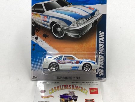 2011 Hot Wheels HW Racing #159 244 92 Ford Mustang GT 20C Online Hot Sale