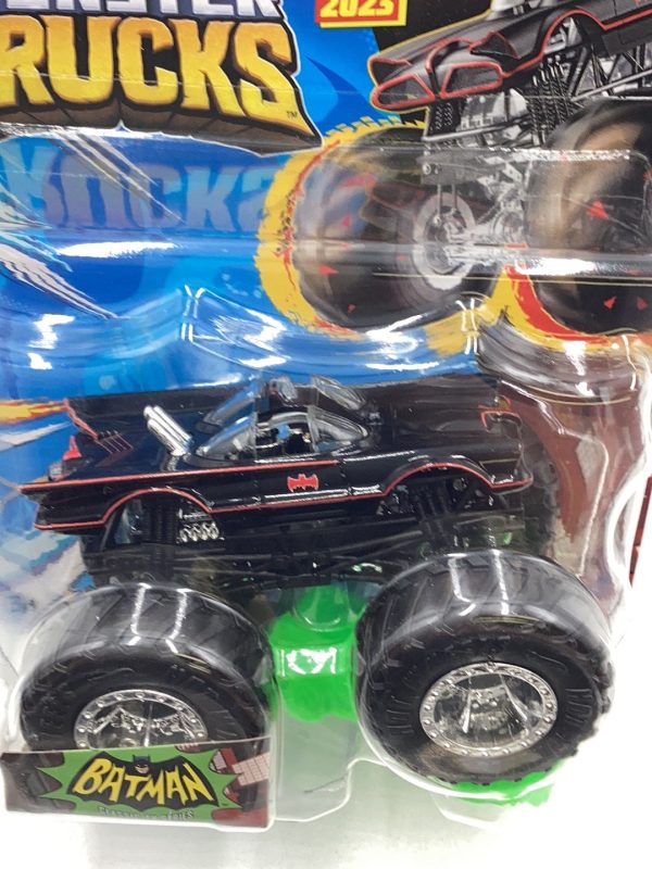 2023 Hot wheels Monster Trucks TV series Batmobile 134F For Cheap