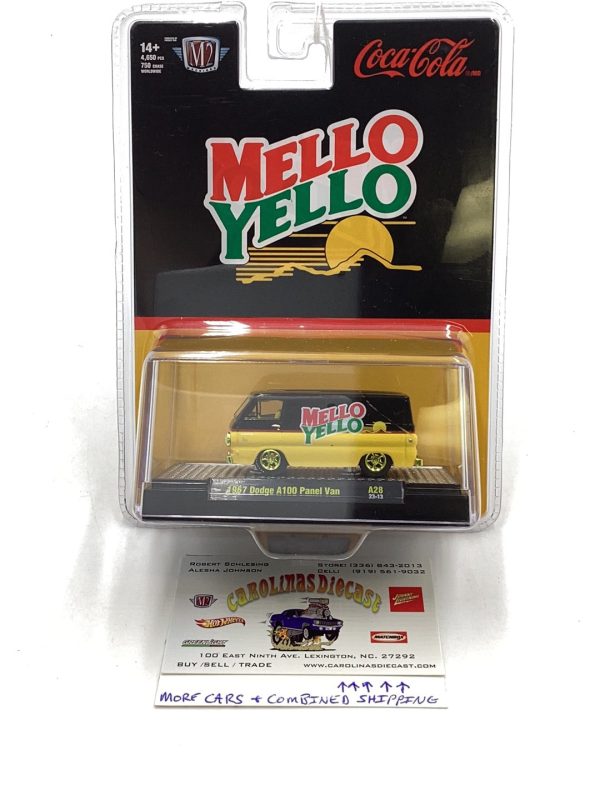 M2 Machines Mello Yellow 1967 Dodge A100 Panel Van A28 CHASE 1 750 Cheap