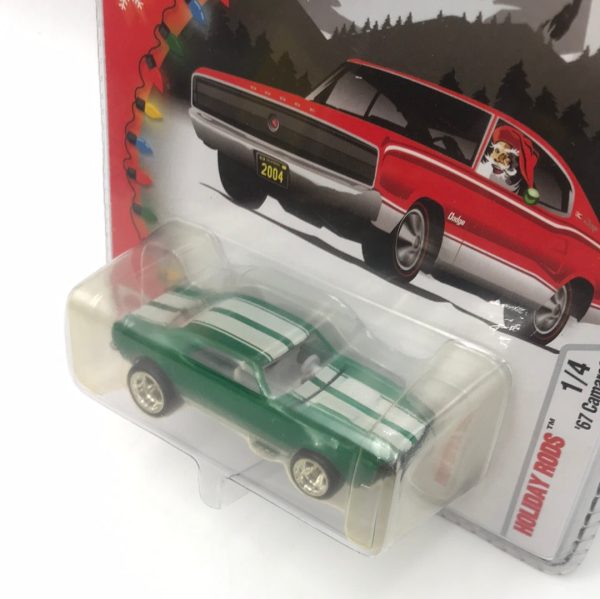 Hot wheels holiday rods Larry wood 67 Camaro Green Online Sale