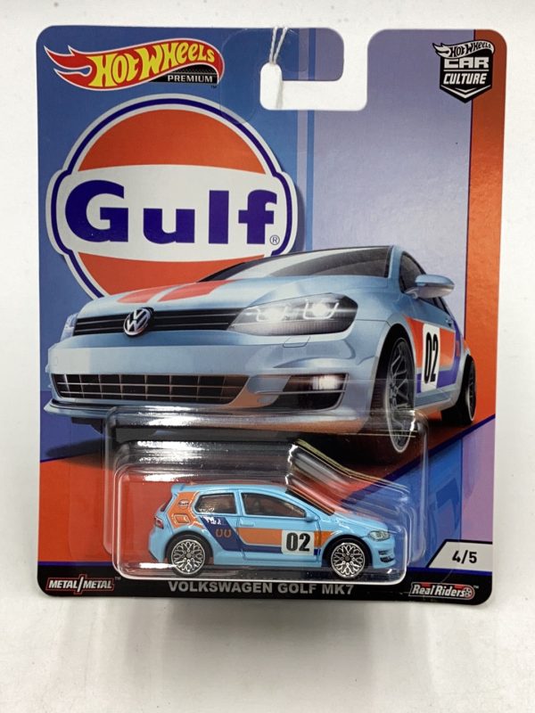 HOT WHEELS GULF Volkswagen Golf MK7 4 5 with protector Discount