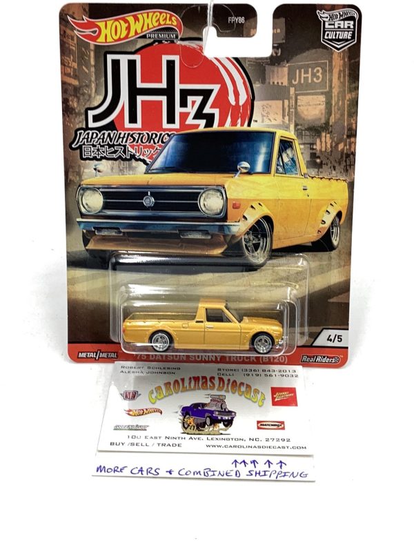 Hot Wheels Japanese Historics 3 75 Datsun Sunny Truck (B120) 4 5 257F Online Hot Sale