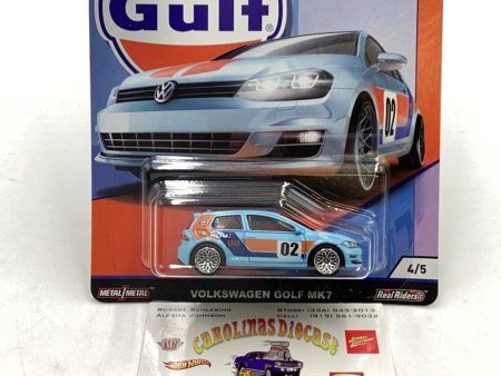 HOT WHEELS GULF Volkswagen Golf MK7 4 5 with protector Discount