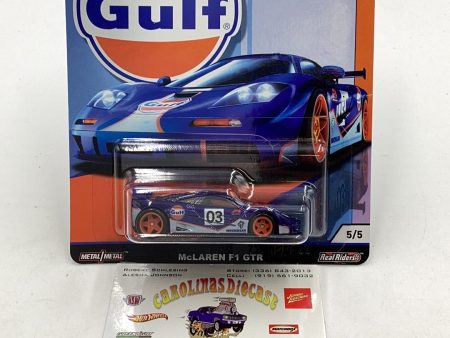 HOT WHEELS GULF McLaren F1 GTR 5 5 245A (Bad Card) Hot on Sale