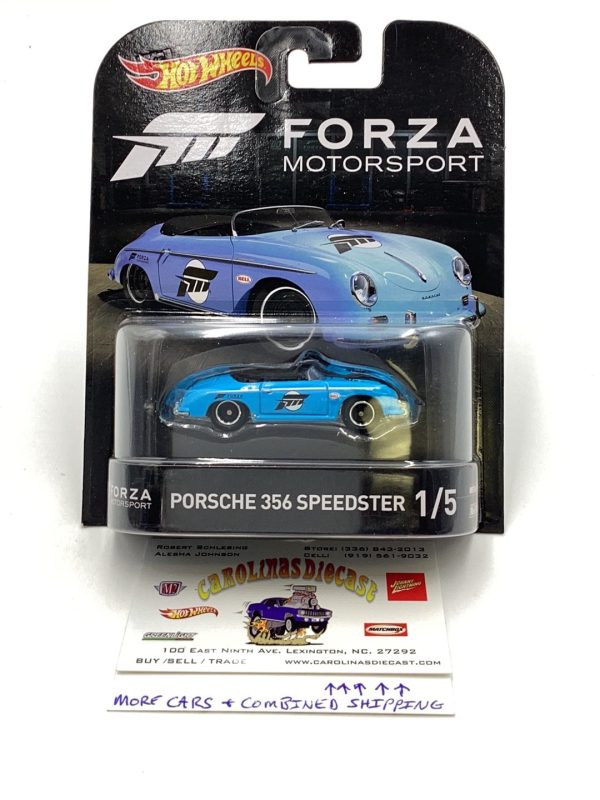 Hot Wheels retro entertainment Forza Porsche 356 Speedster 1 5 Discount