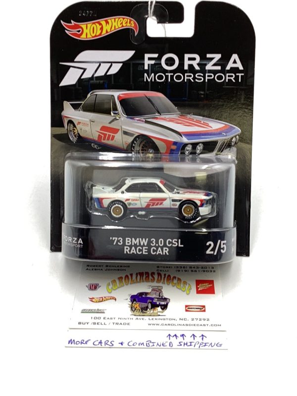 Hot wheels retro entertainment Forza Motorsport 73 BMW 3.0 CSL Race Car 2 5 Online now