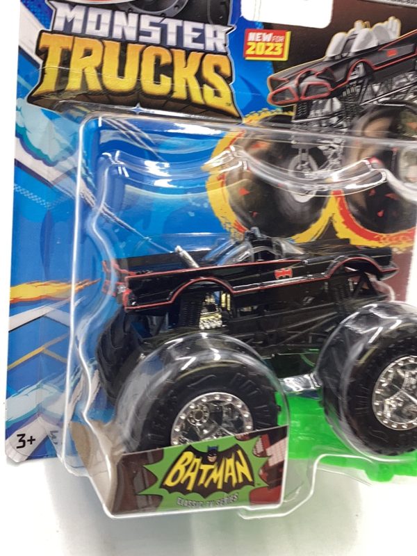 2023 Hot wheels Monster Trucks TV series Batmobile 134F For Cheap