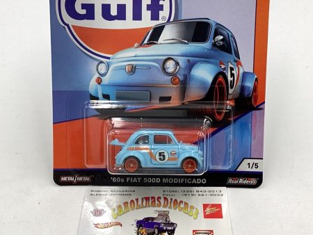 HOT WHEELS GULF ‘60’s Fiat 500D Modifcado 1 5 245D Discount