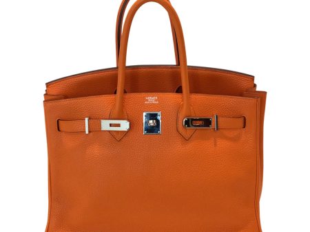 Hermès Birkin 35 Orange Togo PHW Cheap