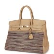 Vintage Hermes Birkin 35 Vibrato Parchemin Box Gold Hardware Supply