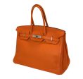 Hermès Birkin 35 Orange Togo PHW Cheap