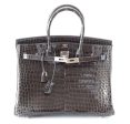 Hermès Birkin 35 Bag Graphite Porosus Crocodile Online Sale