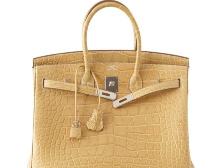 Hermès Birkin 35 Alligator Mais Bag Supply