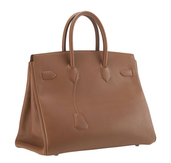 Hermès Birkin 35 Alezan Shadow Bag - Limited Edition on Sale