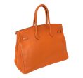 Hermès Birkin 35 Orange Togo PHW Cheap