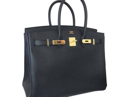 Hermès Birkin 35 Black Epsom Bag GHW Supply