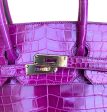 Hermès Birkin 35 Rose Sheherazade Crocodile Bag Online Hot Sale