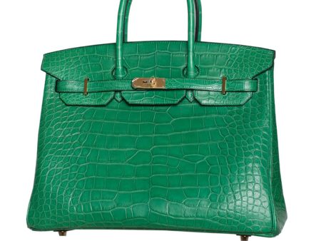 Hermès Birkin 35 Bag Cactus Matte Alligator Cheap