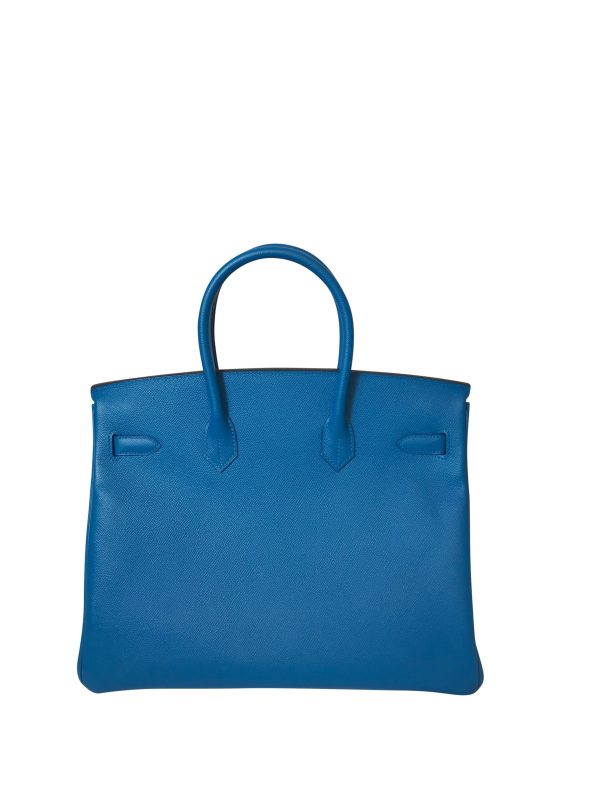 Hermès Birkin 35 Bag Blue Zanzibar Epsom Discount