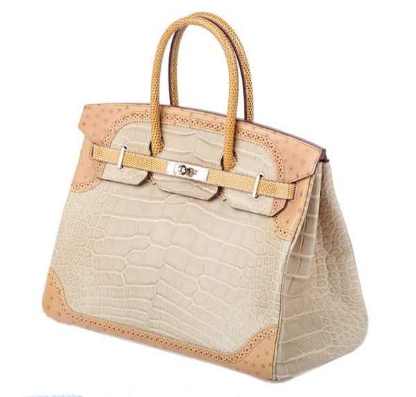 Hermès Ghillies Birkin 35 Tri-Color Alligator Bag Online Hot Sale