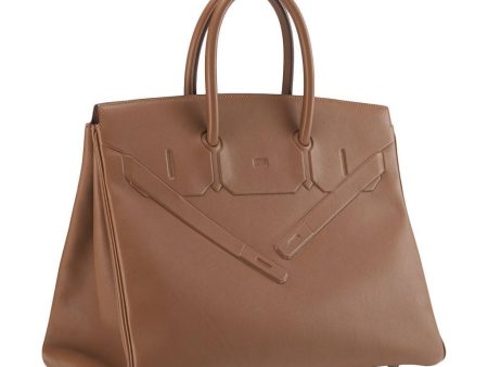 Hermès Birkin 35 Alezan Shadow Bag - Limited Edition on Sale