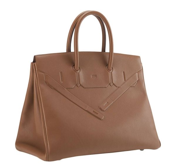 Hermès Birkin 35 Alezan Shadow Bag - Limited Edition on Sale