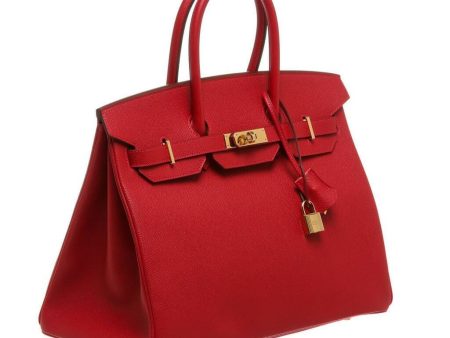 Hermès Birkin 35 Rouge Casaque Red Bag GHW Online Sale