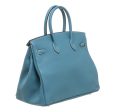 Hermès Birkin 35 Bag Blue Jean Togo Cheap