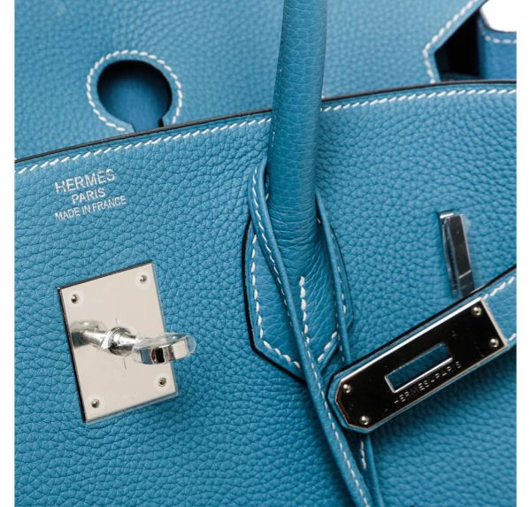 Hermès Birkin 35 Bag Blue Jean Togo Cheap