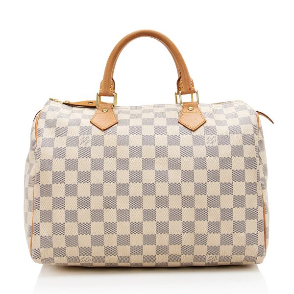 Louis Vuitton Damier Azur Speedy 30 Satchel (17043) Online Sale