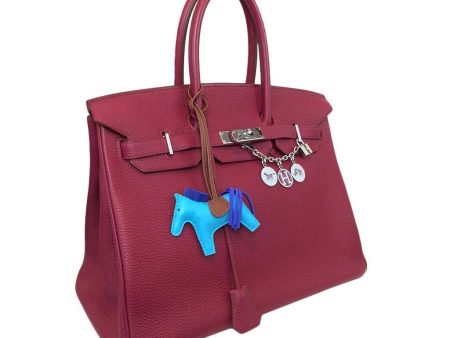 Hermès Birkin 35 Rouge Vif Bag PHW Online now