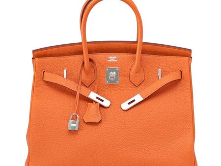 Hermès Birkin 35 H Orange Togo Bag Online