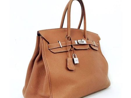 Hermès Birkin 35 Gold Bag PHW Online Hot Sale