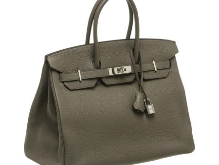 Hermès Birkin 35 Etain Bag PHW Online now