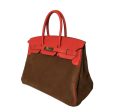 Hermès Birkin 35 Grizzly Bag Suede - Limited Editon Online now