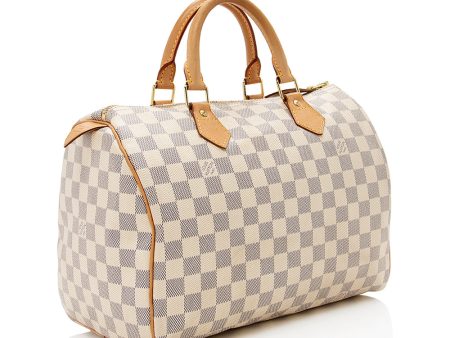 Louis Vuitton Damier Azur Speedy 30 Satchel (17043) Online Sale