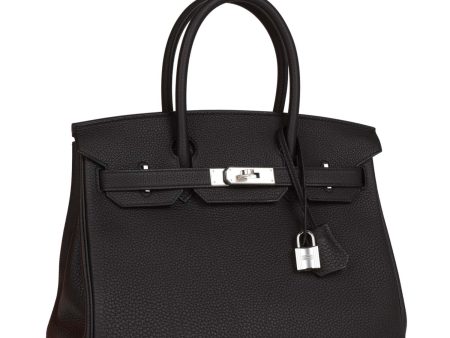 Hermes Birkin 30 Black Togo Palladium Hardware Sale