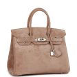 Vintage Hermes Birkin 30 Gris Perle Doblis Palladium Hardware Online now